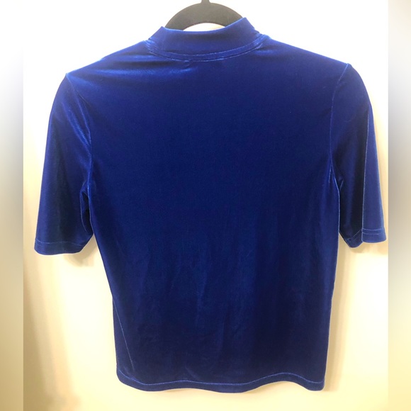 Velvet short-sleeve shirt - Picture 3 of 3